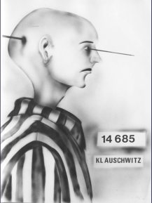 do not forget nazi-auschwitz, acryl airbrush 40x60cm